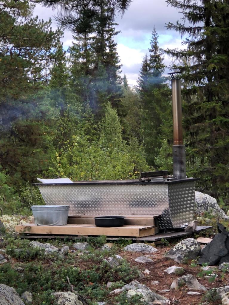 A part of the wilderness spa in Norway